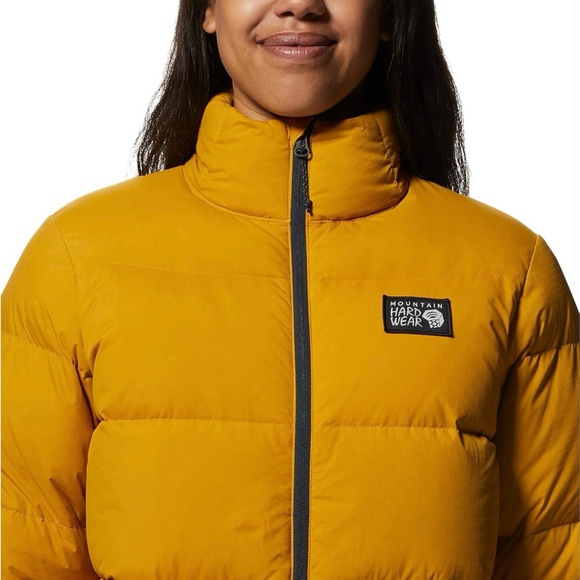 NWT Mountain Hardware Gold Hour Nevadan Down Short Puffer Jacket - Picture 2 of 12